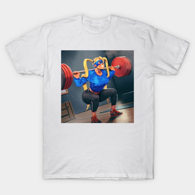 R. Mika squats T-Shirt by HeyJay